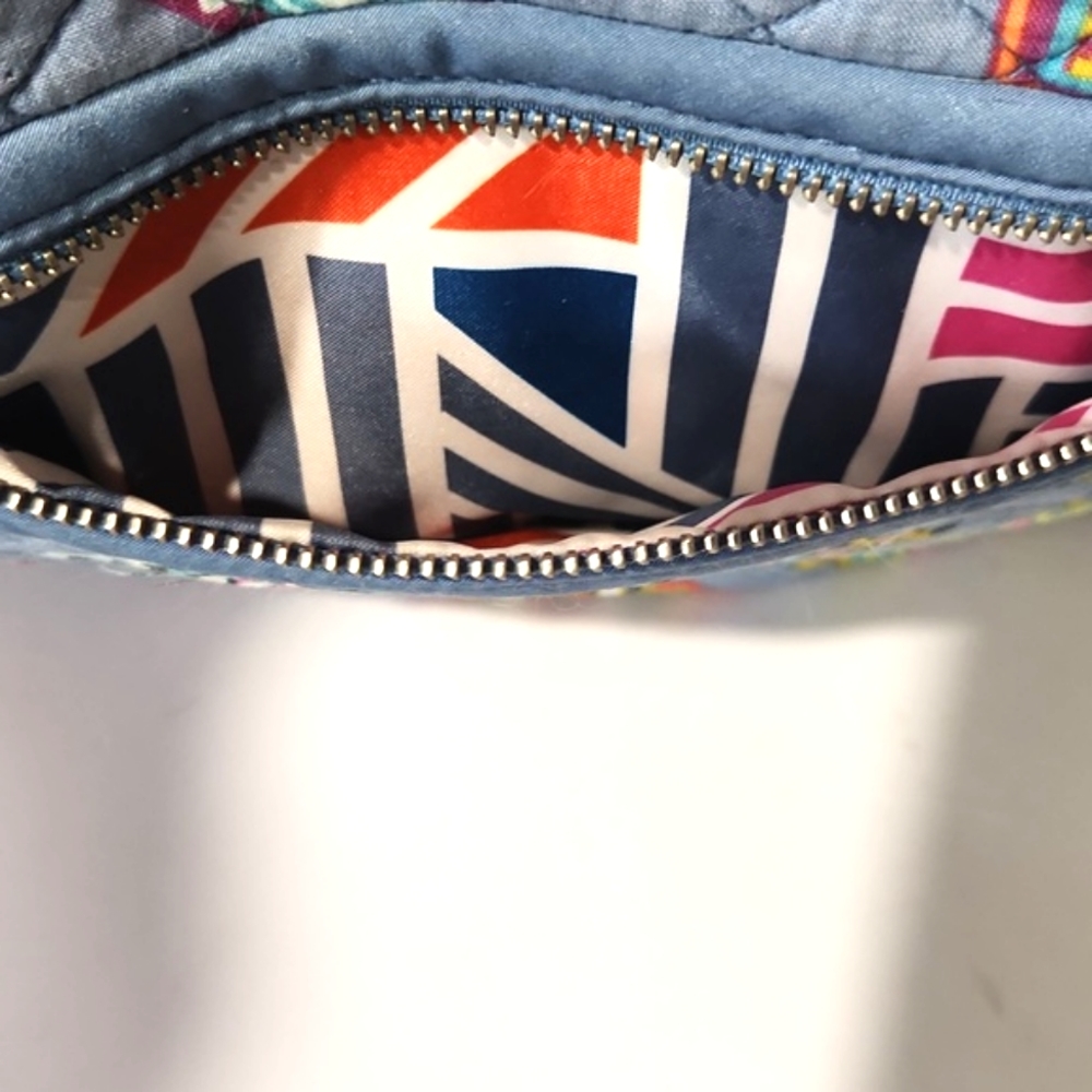 Vera Bradley Iconic Triple Zip Hipster Painted Southwest Crossbody Swingpack - Picture 8 of 10